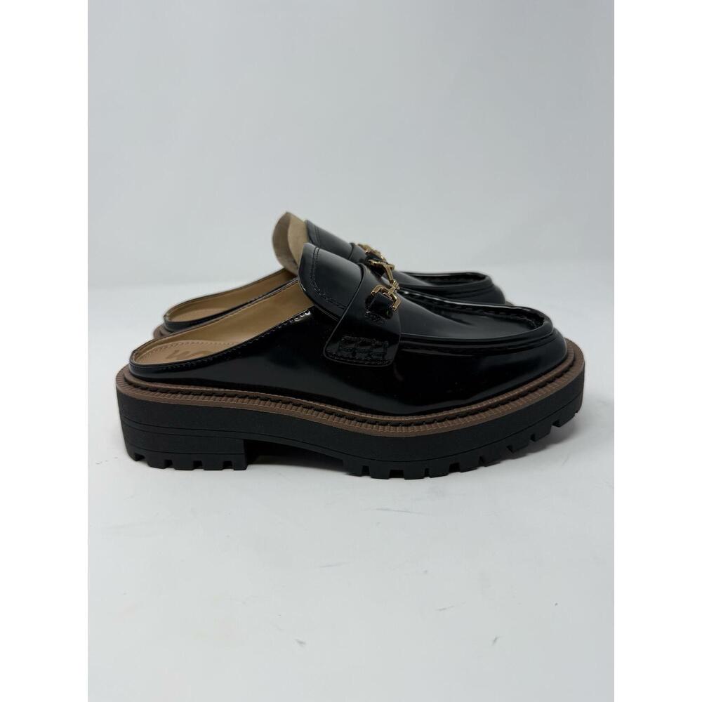 Sam Edelman Women's Black Lennon Lug Sole Mules 6 1/2 Like New - Picture 4 of 7